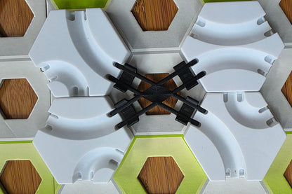 GraviTrax kompatible gekreuzte Schiene