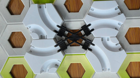 GraviTrax kompatible gekreuzte Schiene